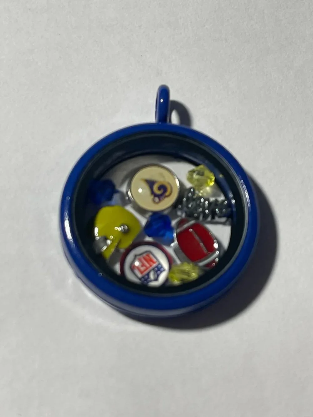 Los Angeles Rams NFL Memory Charm Locket w/ 22 IN chain NEW